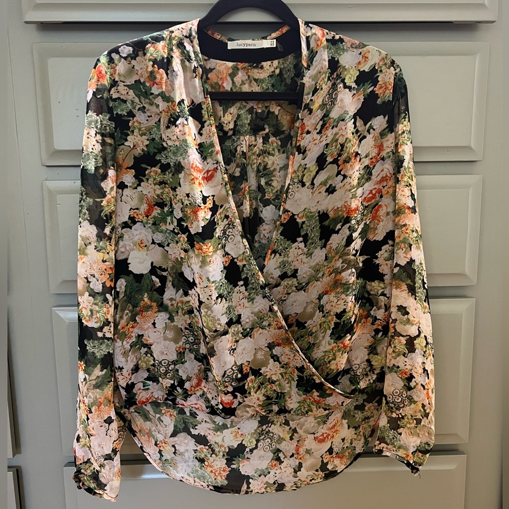 Lucky Paris Floral Dress Top